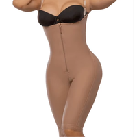 Faja La GLAMUROSA Con Varillas Pierna Larga Sculpting Snatched Full Body Shape Wear Open Bust Tummy Control Sous-vêtements correctifs
