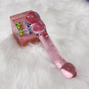 2024 Hete Verkoop Seksspeeltjes Voor Vrouwen Anale Kralen Glas Anale Butt Plug Dubbelzijdig Kristalglas <span class=keywords><strong>Dildo</strong></span> - Product Image 4