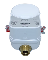 Medidor de Flujo de Agua Inteligente Prepago de Latón con Válvula Ultrasónica Fría y Caliente, Módulo Inalámbrico RS485, IP68, OEM