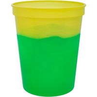 10 oz. Gobelet magique en plastique changeant de couleur pour l'orthodontie, les restaurants, les bars et les clubs