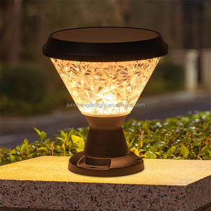 <strong>Solar</strong> <strong>Lamp</strong> <strong>Post</strong> Light Outdoor Waterproof Wall Gate Light Pillar <strong>Lamp</strong> for House Garden Street Fence Landscape Decoration - Product Image 1
