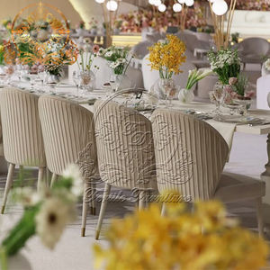 Estilo moderno de acero inoxidable apilable fiesta banquete Wed boda Hotel sillas para decoración y bodas silla comedor - Product Image 2