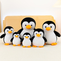 Nuevo Pingüino de Peluche de Simulación de 40cm, Lindo Muñeco de Tela con Relleno de Algodón PP, Adorno, Regalos de Cumpleaños para Niños, Muñeco para Máquina de Garras
