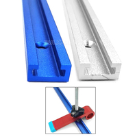 Rail en T de type 19-400 mm, rail en T à rainure en T, gabarit de rainure en T, vis en T, rainure de fixation 19x9,5 mm, table de scie, table de fraisage