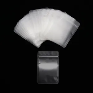 In Stock Food Scented Tea Nut Sachet Transparent Frosted Thickened Heat Seal 3 Side Sealed Plastic Packaging Bag