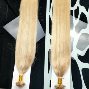 Extensiones de Cabello Humano 100% Remy con Punta de Queratina Italiana Dragonbeauty, Color Rubio, Doble Trama, Extensiones de Cabello con Punta en U, Venta al Por Mayor - Product Image 3