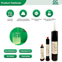 Revêtement acrylique UV-conforme anti-moisissure, anti-corrosion, protection contre l'humidité pour les cartes de circuits imprimés, prolongeant la durée de vie des produits