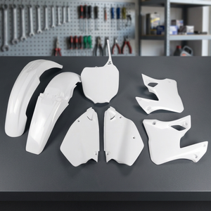Kit di plastica bianca per Yamaha YZ 250 2000-2001 motocicli 046 accessorio - Product Image 3