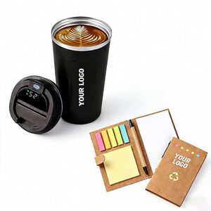 Mug isotherme en acier inoxydable 304 avec affichage de la température intelligent et logo personnalisé, cadeau promotionnel d'entreprise, thermos à café, bouteilles d'eau - Product Image 1