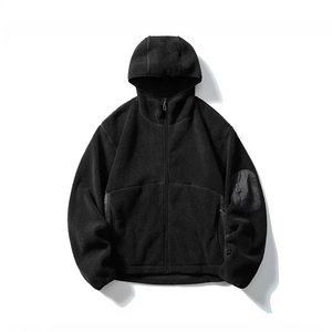 Cardigan zippé unisexe en polaire épaisse anti-plis coupe ample à capuche – Collection Automne/Hiver – Marque <span class=keywords><strong>Tendance</strong></span> - Product Image 6