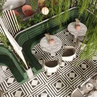 Ensemble de mobilier de restaurant moderne et luxueux en métal et acier, canapé banquette, chaises en cuir PU, pour café, bar, salle à manger extérieure