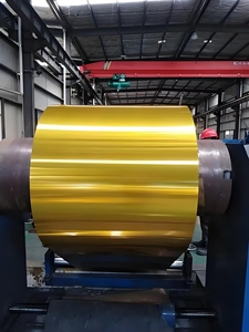 Foglio di Alluminio 3003 H24 Colore Oro 0,05mm con Rivestimento in PE su un Lato e Resina Epossidica sull'<span class=keywords><strong>Altro</strong></span> - Product Image 5