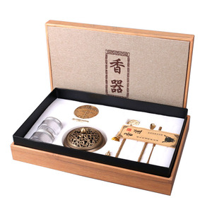 Pure copper incense ceremony tool set for beginners: incense powder, incense making, incense stamping, incense mold making - Product Image 1
