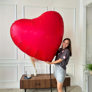 60-Zoll Große Rote Herzförmige Partyballons für Hochzeit Verlobung Jubiläum Valentinstag Dekoration für Hochzeitsfeier - Product Image 5