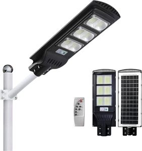 Luz LED solar para exteriores a prueba de agua Ip65 50W 100W 150W 200W 250W 300W Luz de calle solar LED todo en uno integrada - Product Image 1