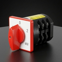Interruptor Selector Rotatorio HZ5D, Interruptor de Leva, Interruptor de Conmutación de CC, Interruptor Rotatorio de 4 Posiciones para Control de Energía