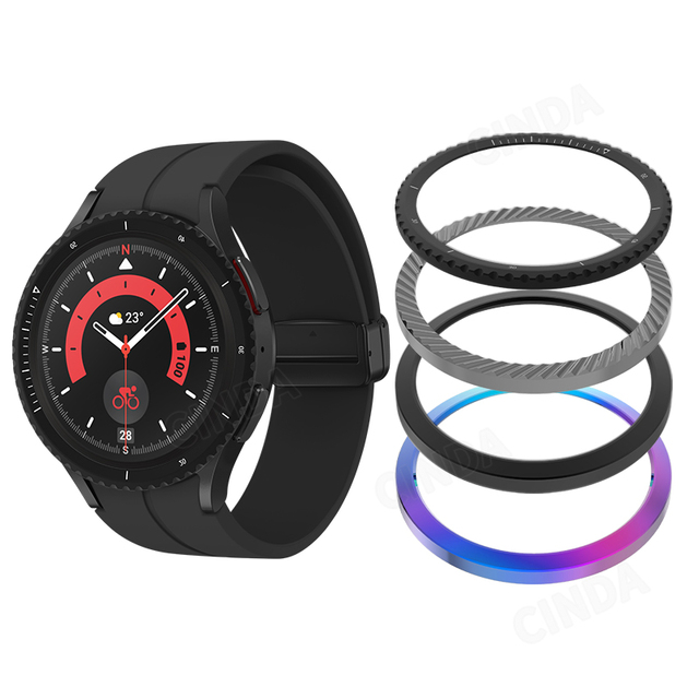 Watch Case Cover for Samsung Galaxy Watch5pro 44mm 40mm Stainless Steel Metal Smartwatch Screen Protector Case Customize