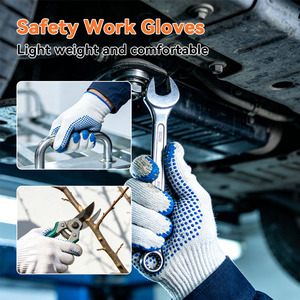 <span class=keywords><strong>Guantes</strong></span> de Seguridad con Puntos de PVC, Transpirables, para Protección de Manos en el Trabajo, Suministro Confiable a Largo Plazo, para el Mercado Mayorista Global - Product Image 4