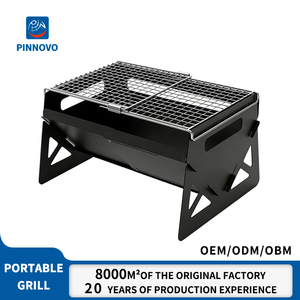 เตาบาร์บีคิวถ่านพับได้พกพา Pinnovo สำหรับตั้งแคมป์ ปิ้งย่างกลางแจ้ง ทำอาหาร แคมป์ไฟ ลานบ้าน ปาร์ตี้ - Product Image 1