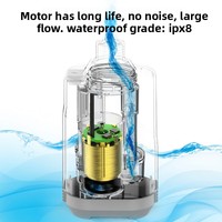 Pompe de douche de camping portable en plein air, rechargeable, électrique, affichage numérique intelligent, écologique, version améliorée tout-en-un