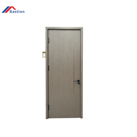 Porte de chambre en bois de style postmoderne français, insonorisée, de haute qualité, à ouverture manuelle, surface finie, construction en bois massif pour