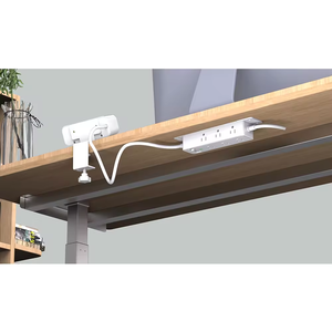 Multipresa Addtam con Morsetto, 2 Porte USB, Soluzioni per Prese da Scrivania per Mobili da Ufficio, Corrente Nominale 15A 125V - Product Image 3