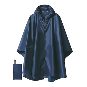 Cape polypongee haoya Dài Ngoài Trời đi bộ đường dài áo mưa mở rộng di động không thấm nước dây kéo áo mưa Mưa Poncho mưa - Product Image 3