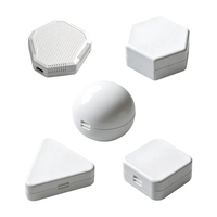 Boîtier de capteur intelligent en plastique blanc sur mesure moulé par injection, boîtier d'appareil IoT, boîte électronique OEM ODM