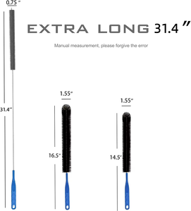 Escova Flexível de Nylon para Drenagem de Esgoto e Limpador de Tubos Longo para Cozinha, Pia, Chuveiro e Banheira, para Remover Entupimentos de Cabelo. - Product Image 3