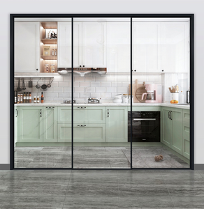 Porte coulissante en aluminium de haute qualité au design moderne pour <span class=keywords><strong>cuisine</strong></span> et salon, en alliage d'aluminium, manuelle - Product Image 6