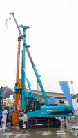 Foreuse rotative SWDM240H, couple de 248 KN.m, profondeur de 69 m, pour la construction et le forage de puits d'eau