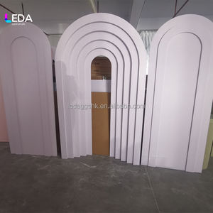 Artículos de Decoración para Arco de Boda LEDA, Fondo Multicapa de PVC Acrílico para Boda, Arco Decorativo para Fiesta de Cumpleaños - Product Image 4