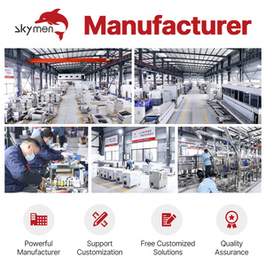 Nettoyeur à ultrasons industriel Skymen 360L, machine de nettoyage à ultrasons pour PCB, dégraissage des injecteurs métalliques, des carburateurs et des pièces de moteur - Product Image 6