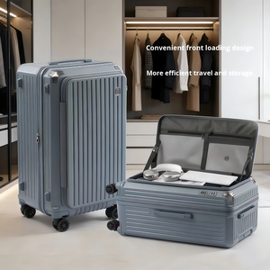 <span class=keywords><strong>Valigia</strong></span> da Viaggio con Apertura Laterale a Cerniera da 30 Pollici, Grande Capacità Espandibile, Trolley Girevole, Bagaglio a Mano, 5 Ruote, Design Moderno per Affari - Product Image 3