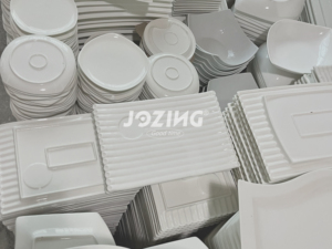 Crazy Discount Wholesale Mix Big Size White Ceramic <strong>Square</strong> <strong>Plate</strong> Dinnerware <strong>Set</strong> Sell by Ton - Product Image 4