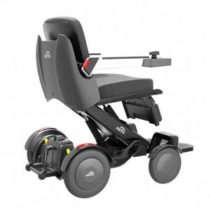 Silla de ruedas eléctrica con escalera Clmbings, silla de ruedas plegable para ancianos discapacitados, batería extraíble de iones de litio remota - Product Image 3