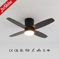 Ventilatore da Soffitto 1stshine 42 Pollici con Pale in MDF, Luce LED, Controllo WiFi TUYA, Facile Installazione, Motore Silenzioso, 6 Velocità, Alto Flusso d'Aria