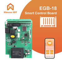 Motor WiFi EGB-18 para Puerta Corredera, Placa de Control Remoto para Puerta Corredera, Motor Inalámbrico con WiFi para Abrir Puertas Correderas