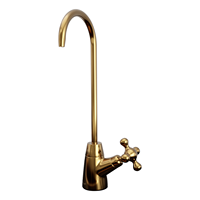 Robinet de cuisine en laiton non laqué, robinet distributeur d'eau froide, robinet d'eau potable