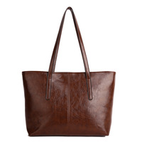 Bolsos de Marca Famosa de Lujo, Casuales, Portátiles, de PU, Color Sólido, Cierre de Cremallera, Estilo Nuevo, Gran Capacidad, Europeos y Americanos, para Mujer