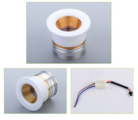 3w 12v 24 v haute luminosité a mené la petite lumière de tache, cob spot encastrable petite taille
