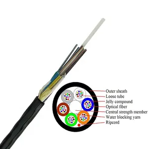 GCYFY 24 48 94 144 cores air-blow fiber optical cable mini air blowing fiber optic cable for mico duct installation