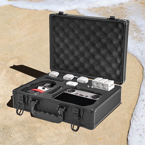 กล่องใส่โดรน Shangye สำหรับโดรน Dji ขนาด 348x257x110 มม. แบบชั้นเดียว พกพาสะดวก ฝาเปิดแบบพลิก ทำจากอลูมิเนียมอัลลอย - Product Image 4