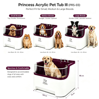 Équipement de salon de toilettage pour chiens, ensemble complet baignoire et table pour studio