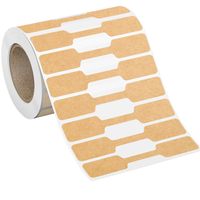 Etiquetas de Precio para Joyería de Papel Kraft Impresas Personalizadas Jinyu para Anillos y Collares, Etiquetas Adhesivas Escritas a Mano con Formas Especiales