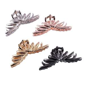 <span class=keywords><strong>Pince</strong></span> à cheveux Kenjie au design original, texture métallique effet lave, pour femme, style européen et américain, clip de mode transfrontalier - Product Image 1