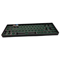 Kit Keyboard Mekanik CNC 68 Tombol Hot Swap PCB Berbahan Kuningan dengan Casing OEM ODM Keyboard Kustom