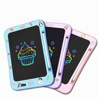 Tablette d'écriture LCD 8,5 pouces en promotion – 4 couleurs, motifs personnalisés, tableau de dessin pour enfants