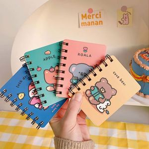 Cartoon <b>Cute</b> A7 Spiral Bound Mini Blank <b>Notebook</b> 80 Sheets Students Carry Office Pocket Notepad Gift for Learning Planning - Product Image 4