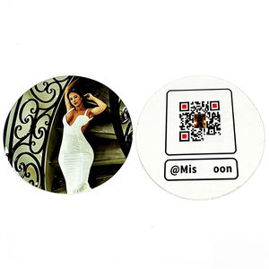 Подставки для напитков из абсорбирующей целлюлозы, бумажные подставки под заказ, круглые 40 пт, подставки для напитков, оптовая продажа, подставки для бара, пива, на заказ - Product Image 5